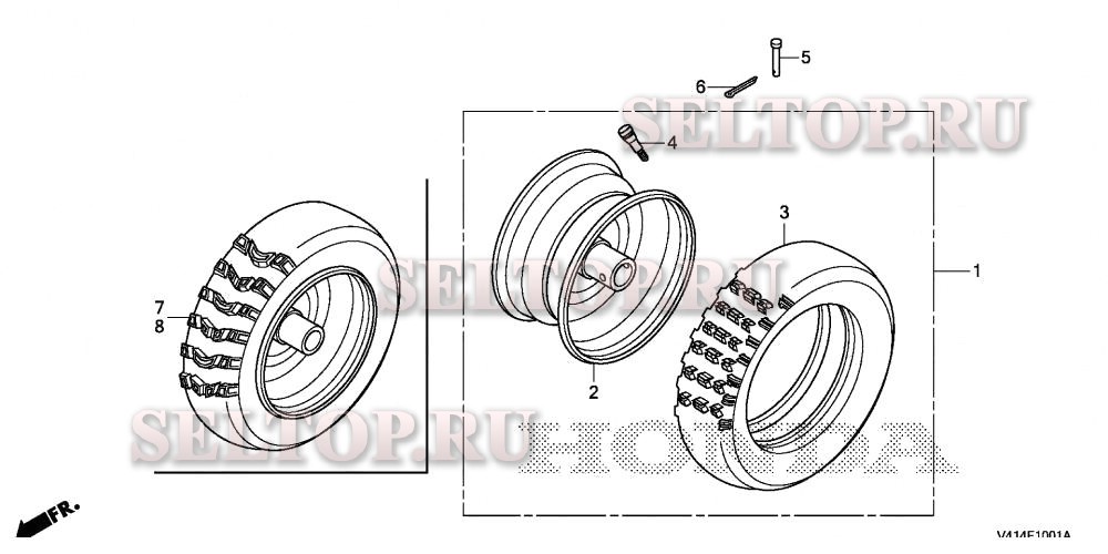 Колеса для Honda HSS928A AWD