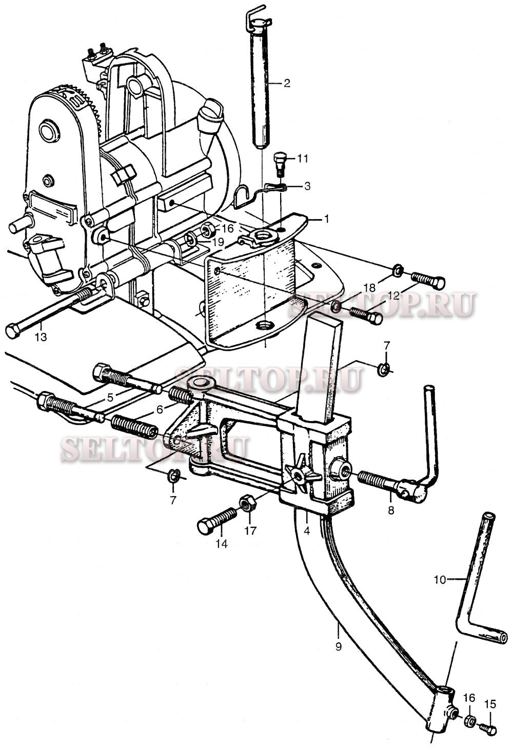 Корпус сцепки для Honda F28 A