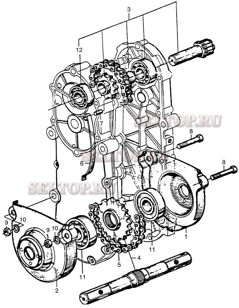 Полуось для Honda F28 A