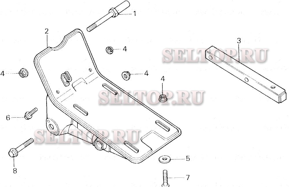 Рама двигателя для Honda F400 A1