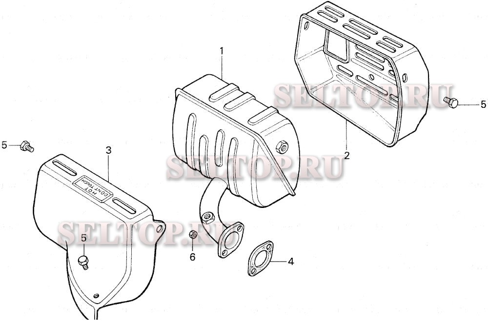 F400 глушитель для Honda F400 A1