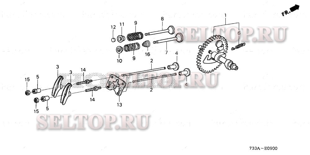 Распредвал для Honda F401 AD