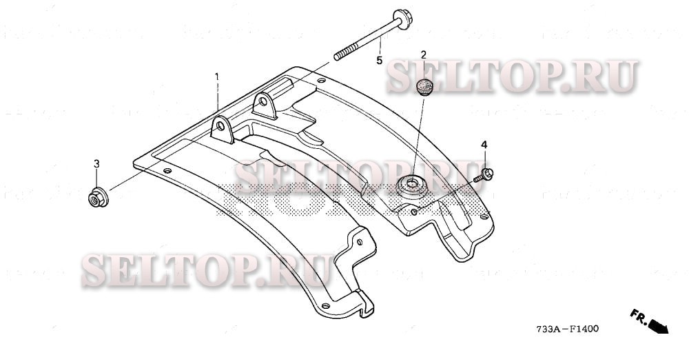 Ограждающий щит для Honda F501 A1