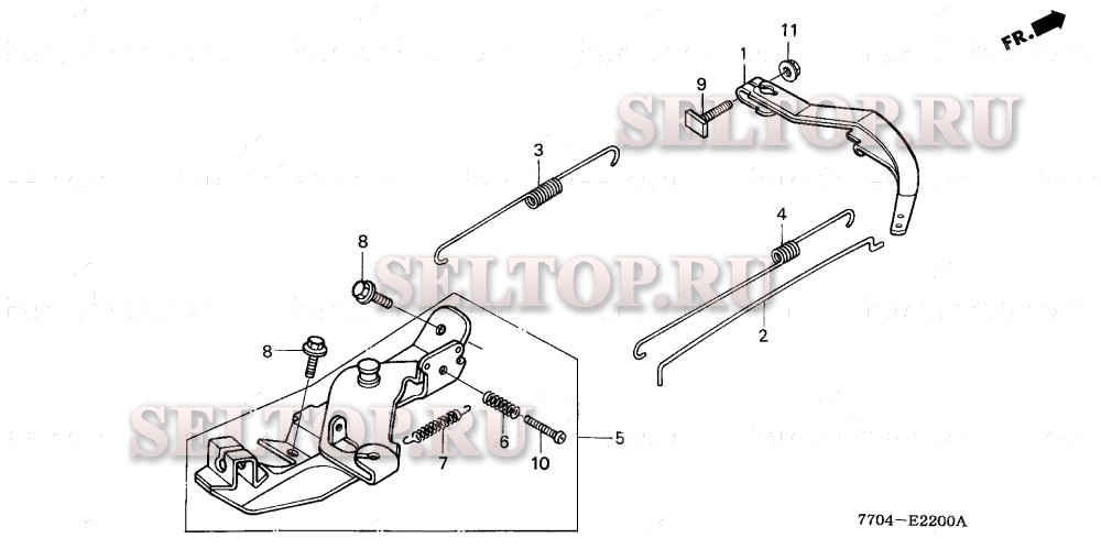 Fr600 управление для Honda FR600 AC/C