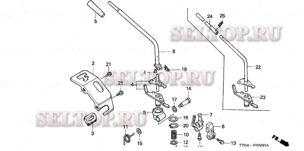 Рычаг переключения для Honda FR600 AC/D