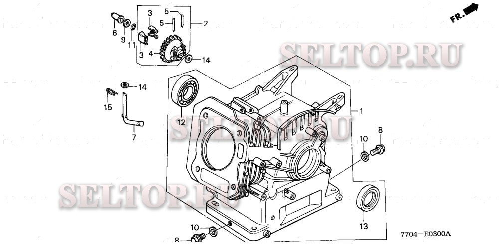 Fr600 цилиндр для Honda FR600 AC/D