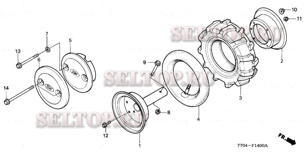Колеса для Honda FR600 AC/D