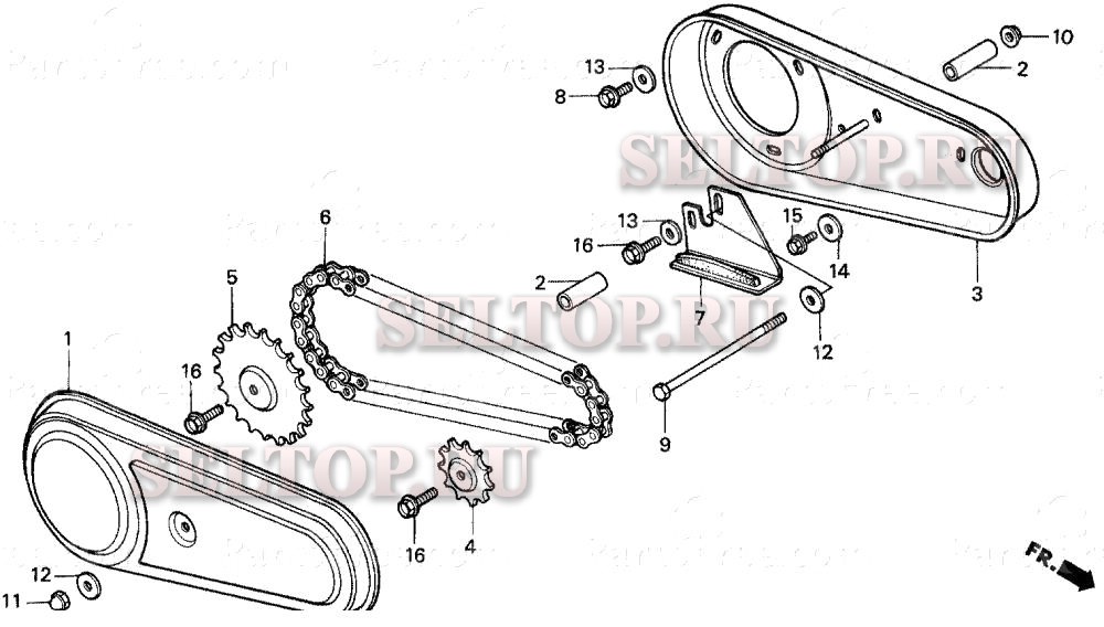 Основной корпус для Honda FR700K1 AS