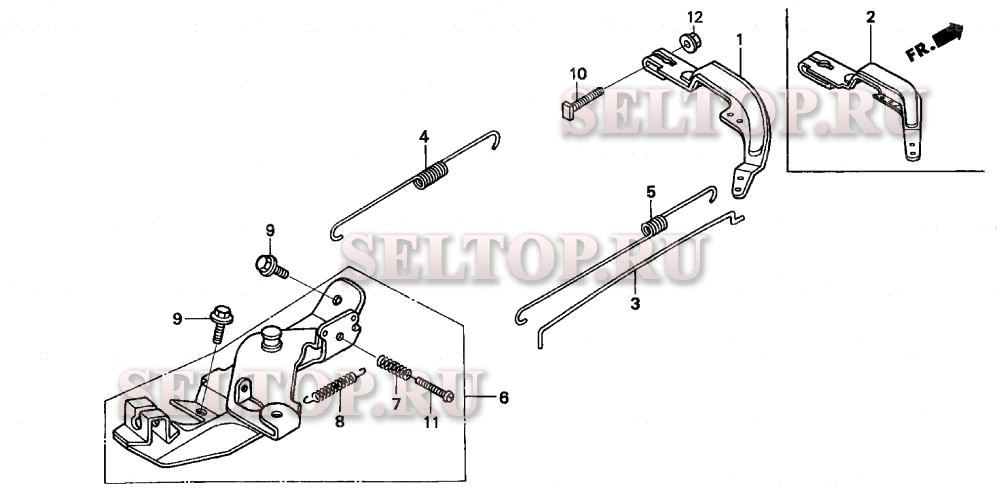 Управление для Honda FR750 AC/A