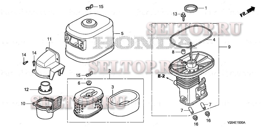 Воздушный фильтр для Honda FRC800K1 A