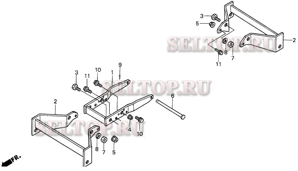 Кронштейн для Honda H5013 A2/A