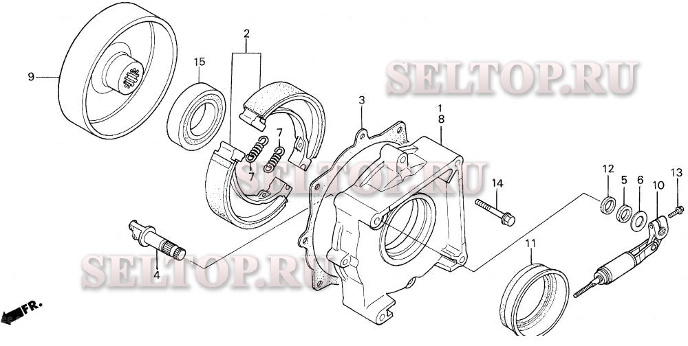 Тормоз для Honda H5013 A2/C