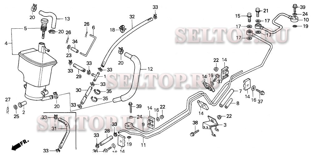 Масляный бак для Honda H5013 AC4/A