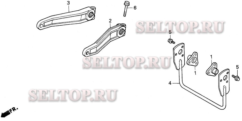 Передняя рукоятка подъема для Honda H5518 AC2/A