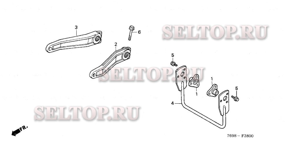 Передняя рукоятка подъема для Honda H5518 NA4/C