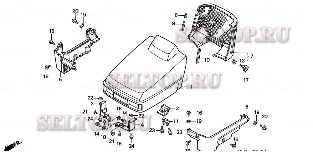 Капот для Honda H5518 NAC2/B