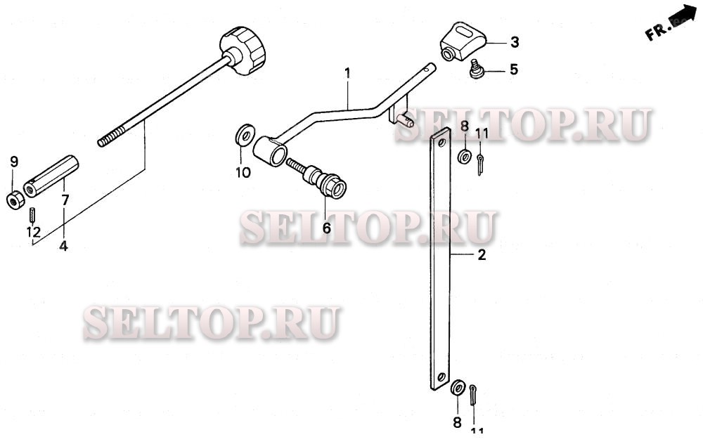 2/4wd рычаг переключения для Honda H6522 A4