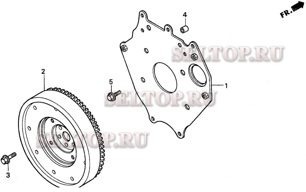 Маховик для Honda H6522 A4