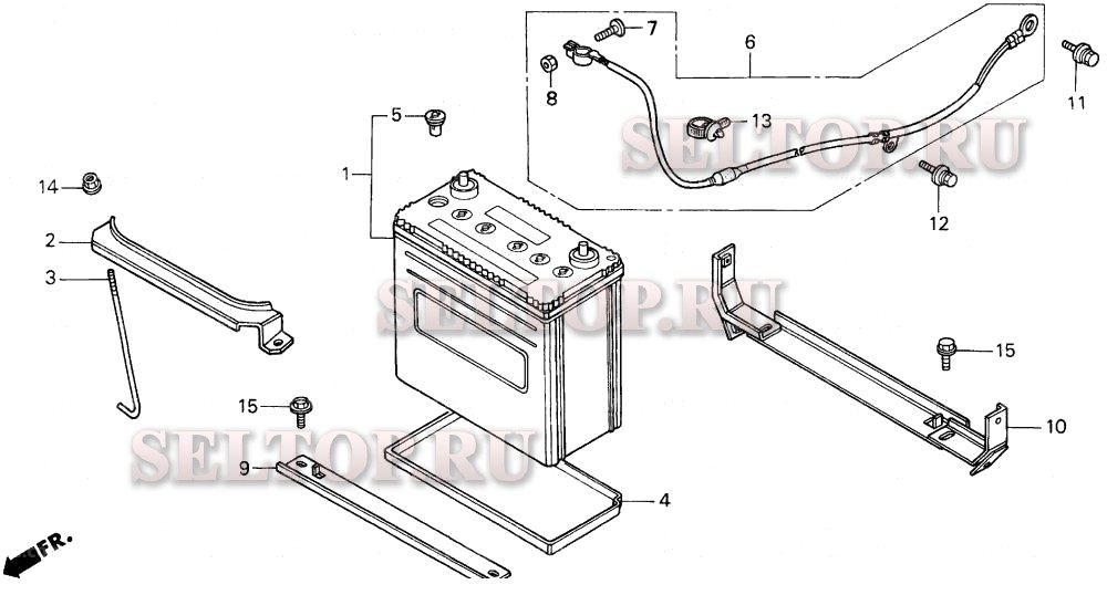 Аккумулятор для Honda H6522 A4H/A