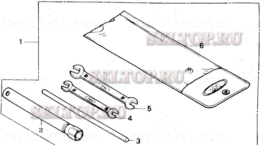Инструмент для Honda WB20T DRA