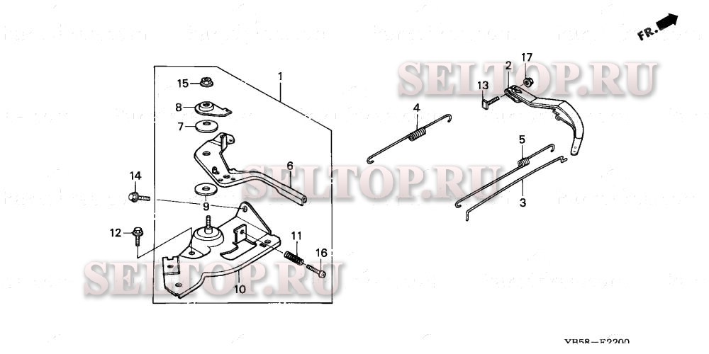 Управление для Honda WB30XK1 C1