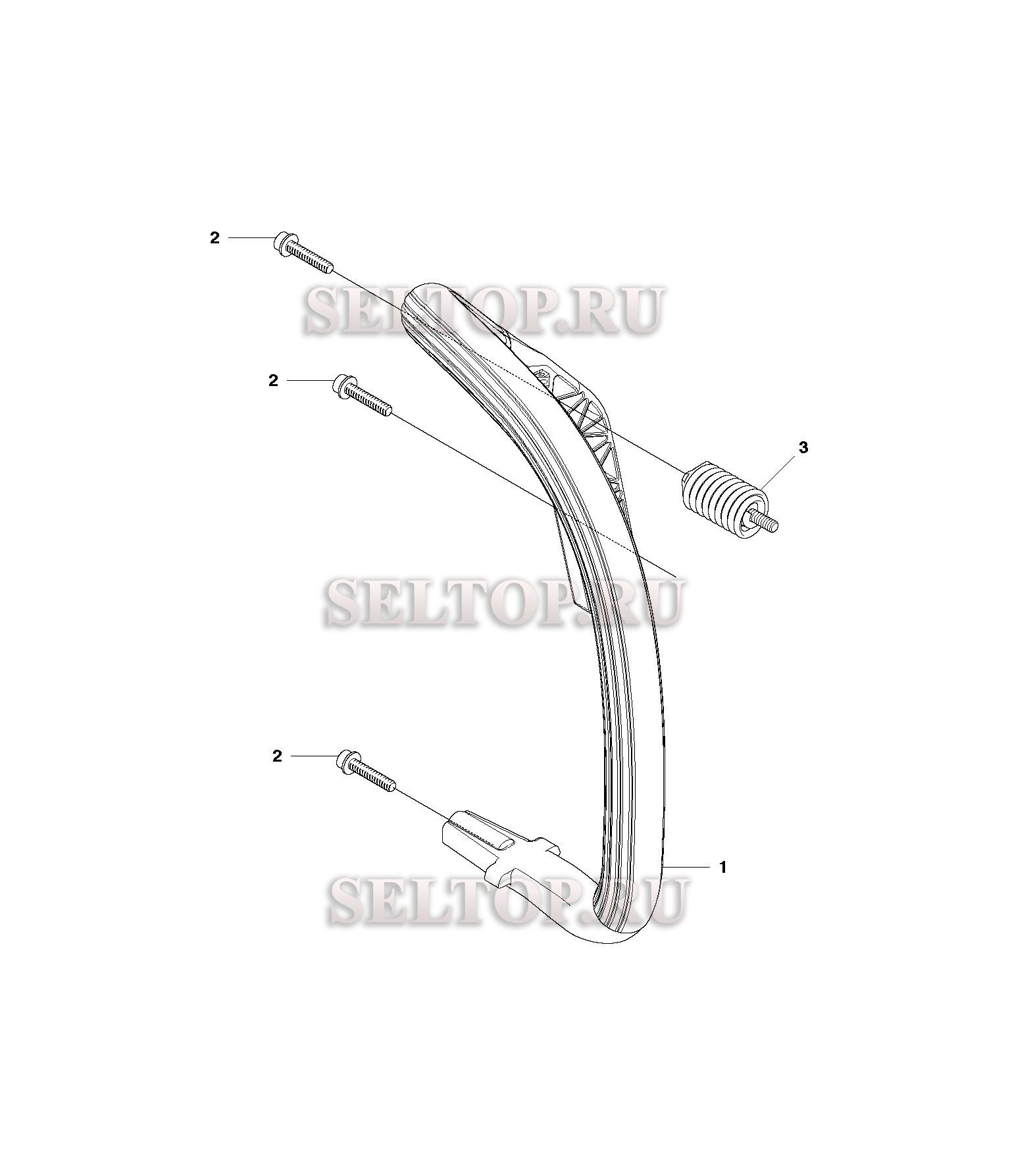 Ручка для бензопилы Husqvarna 435 E (с 2010-06)