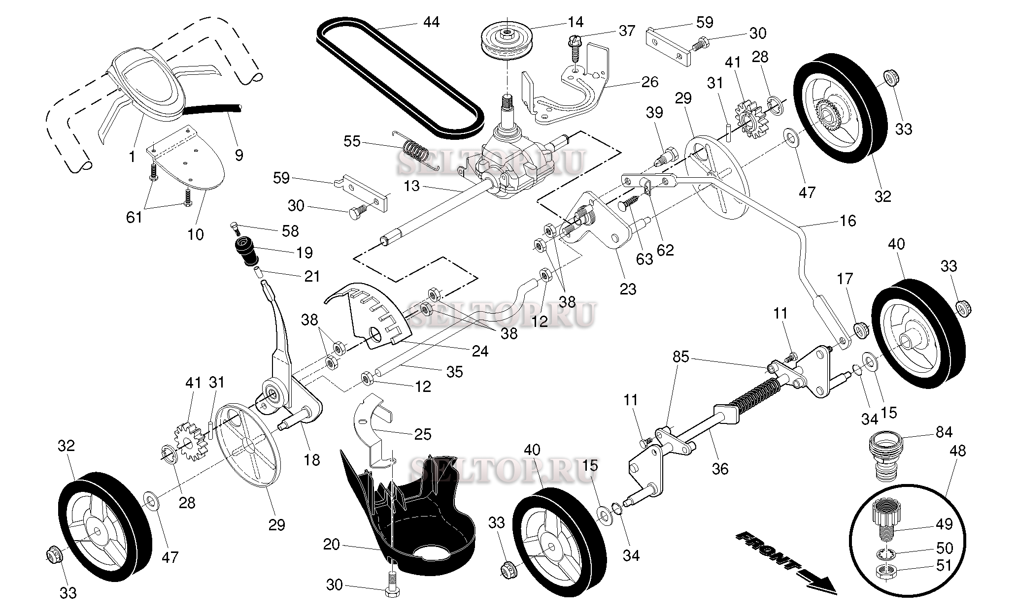 Двигатель для газонокосилки husqvarna