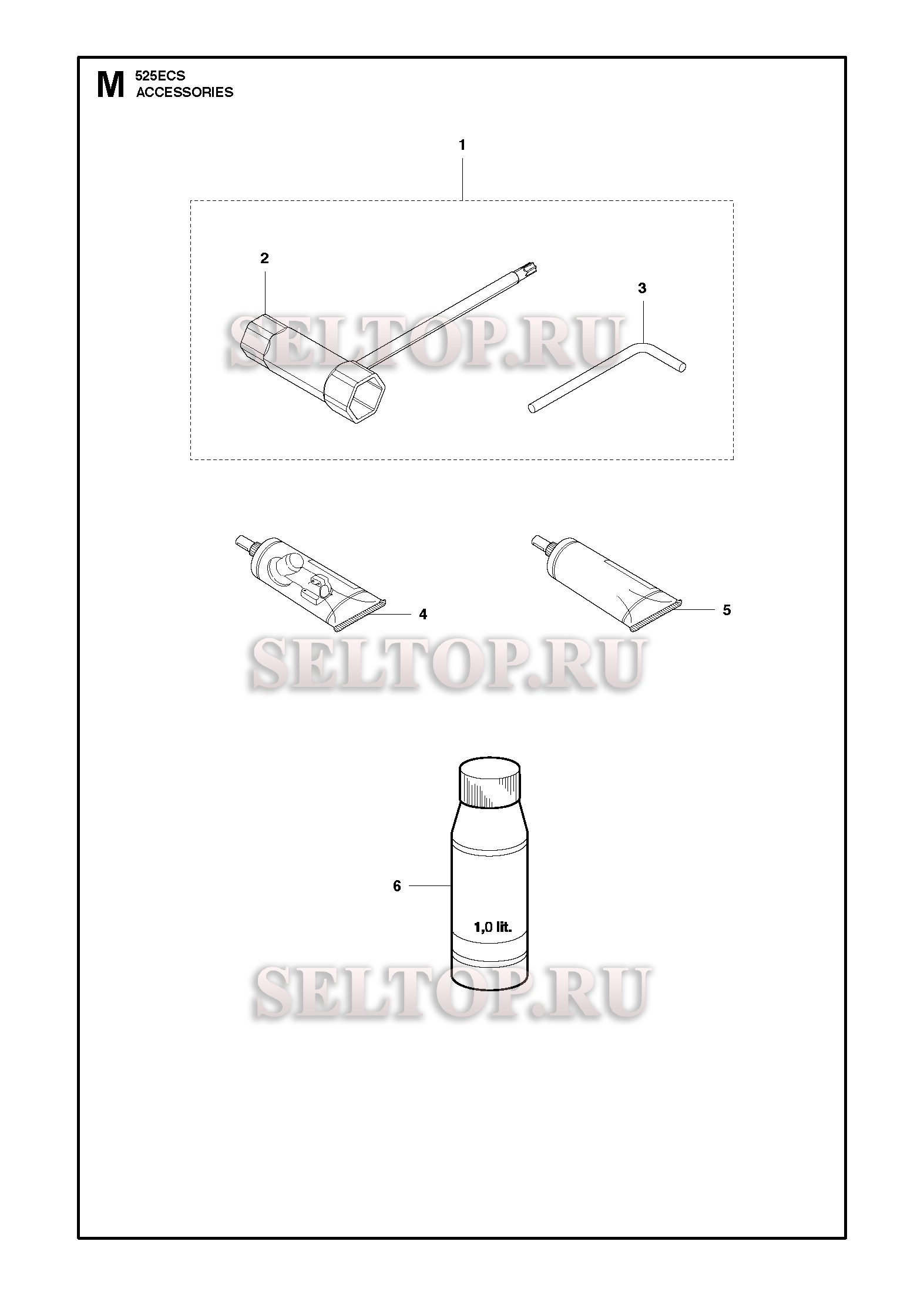 Аксессуары для триммера Husqvarna 525 ECS (с 2015-11)
