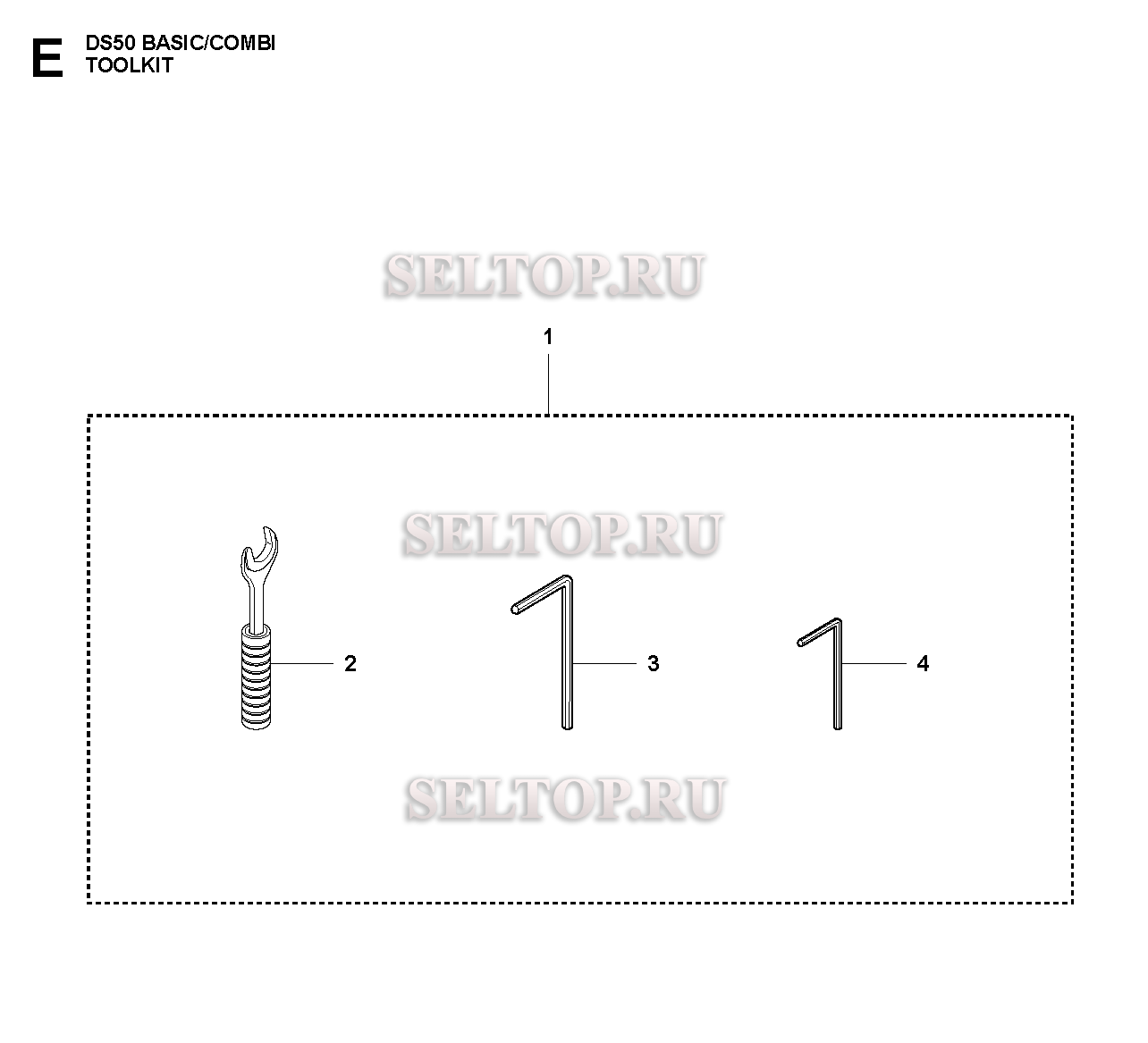 Инструменты для Husqvarna DS 50 Combi (с 2007-01)