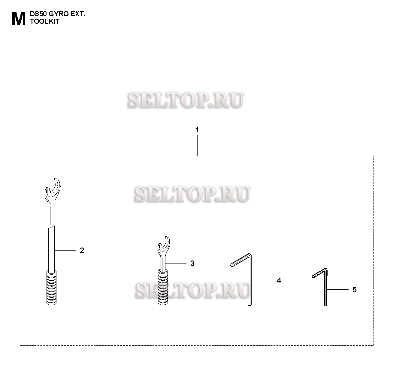 Инструменты для Husqvarna DS 50 Gyro Extended (с 2008-05)