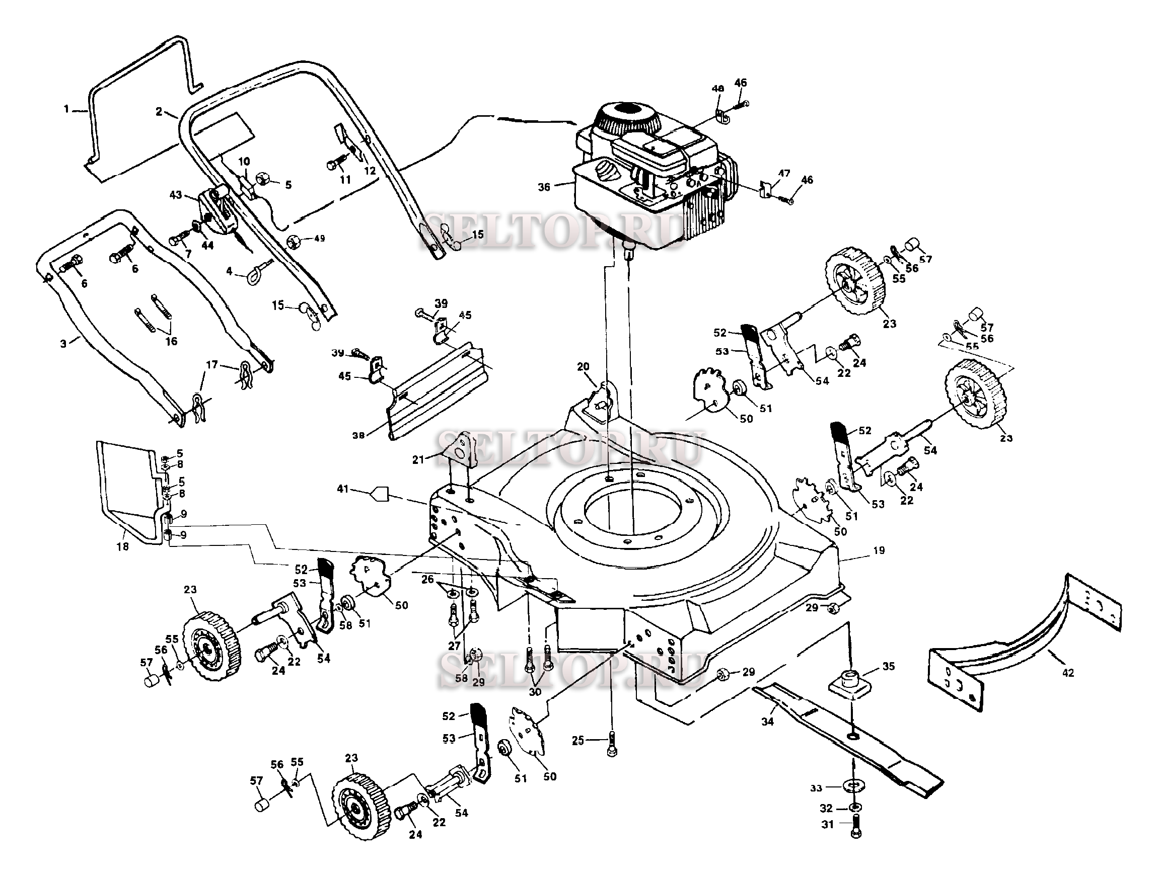 Husqvarna r152sv карбюратор схема