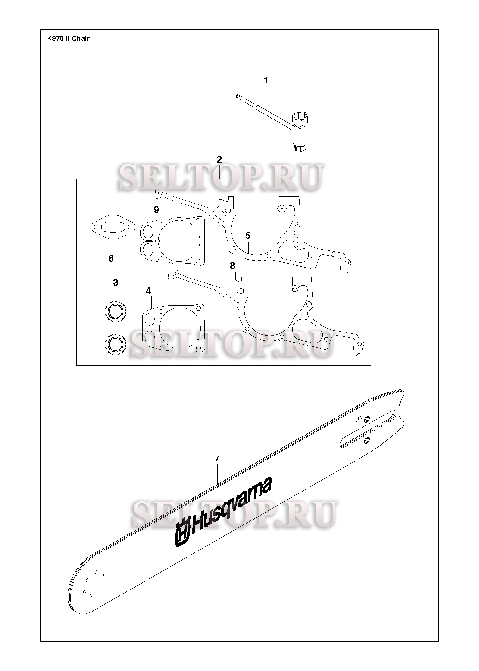 Инструменты для резчика Husqvarna K970 II CHAIN (с 2015-03)