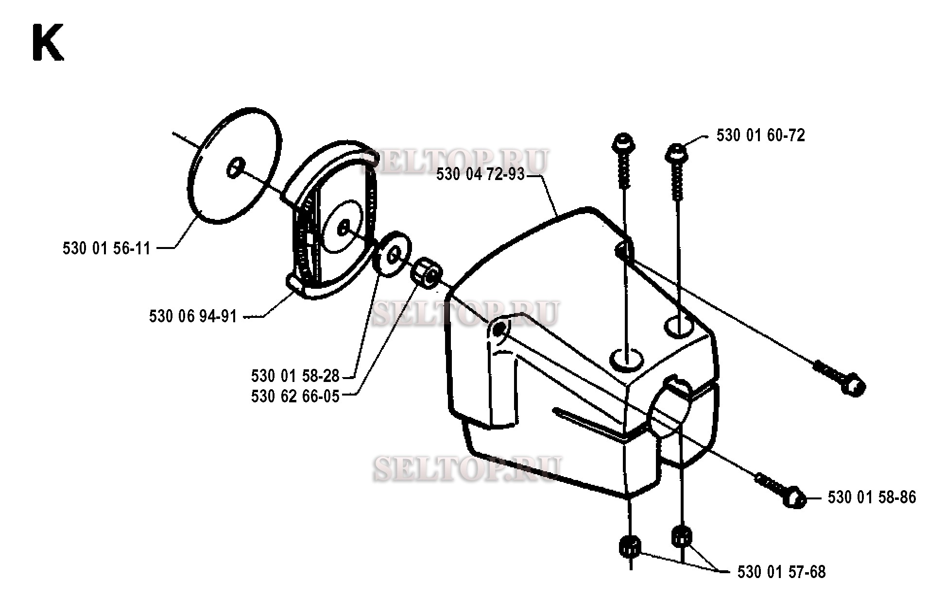 Сцепление для триммера Husqvarna MONDO (с 1995-03)