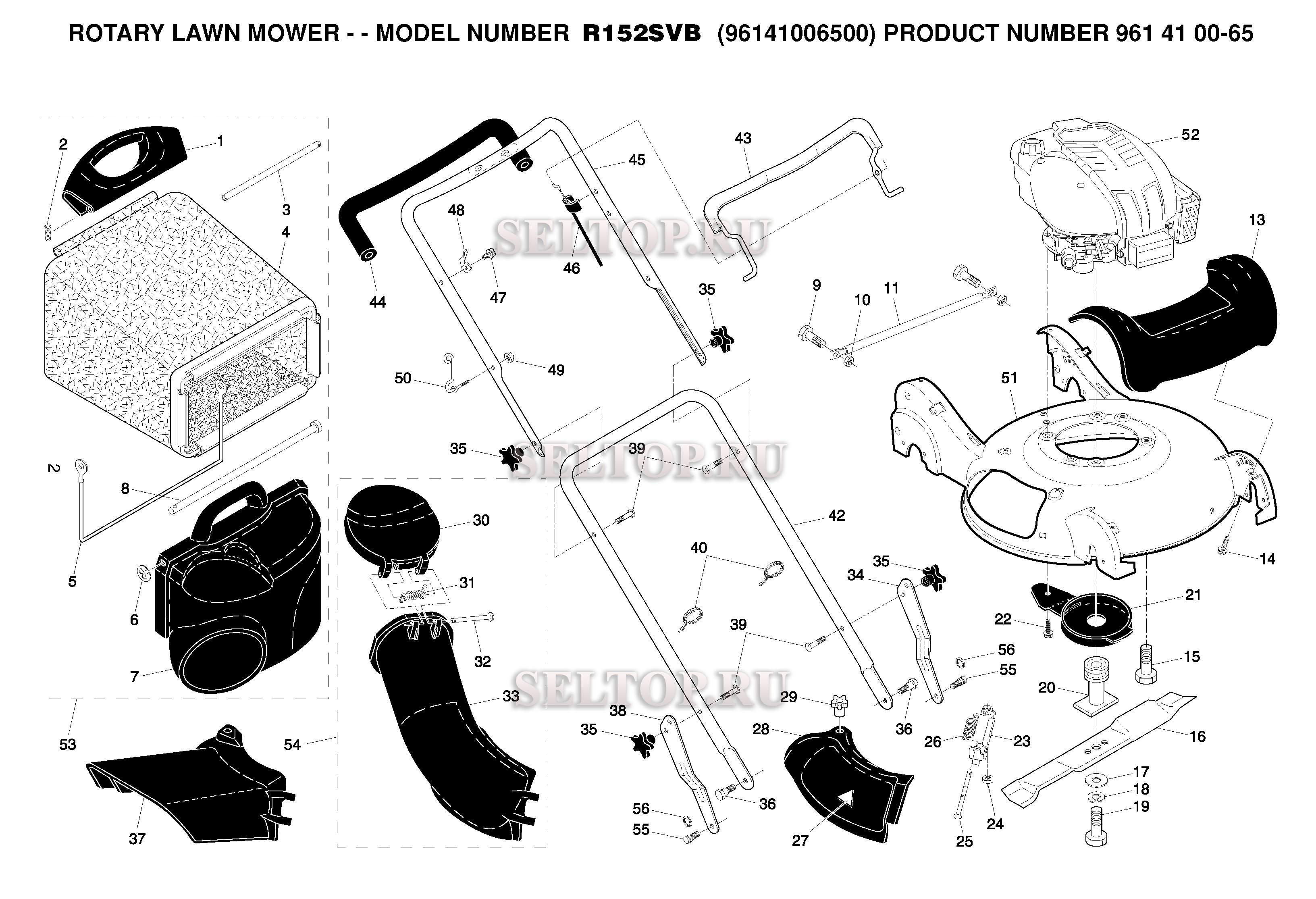 Husqvarna r152sv карбюратор схема