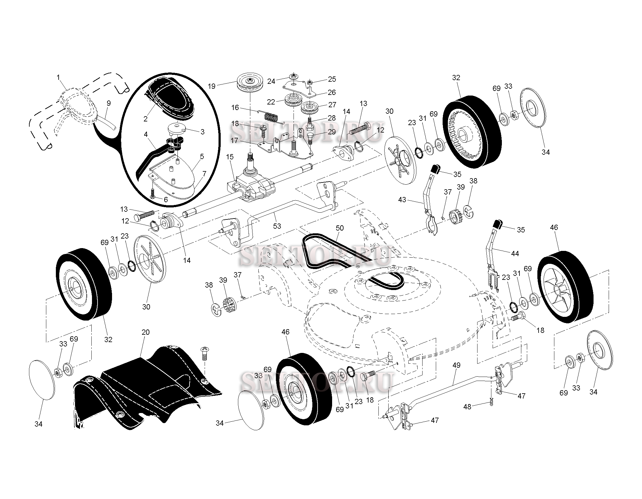 Макита plm4618 схема запчастей