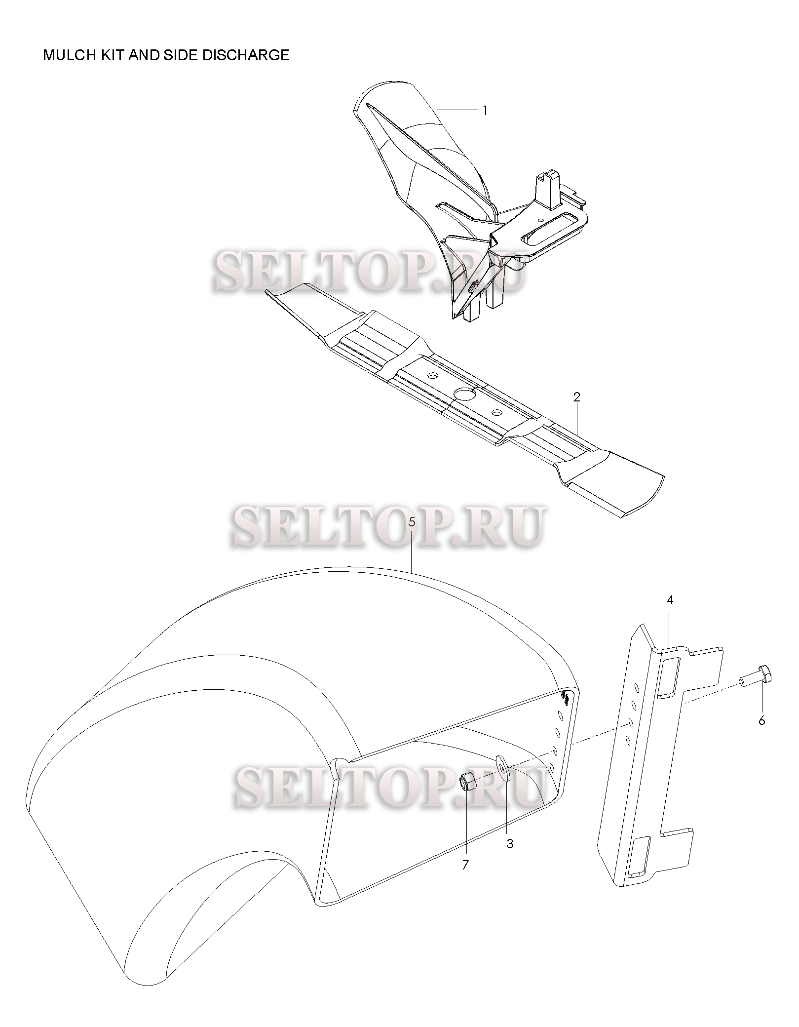 Аксессуары для газонокосилки Husqvarna W 21 SBK артикул модели 968999286 (с 2007-03)