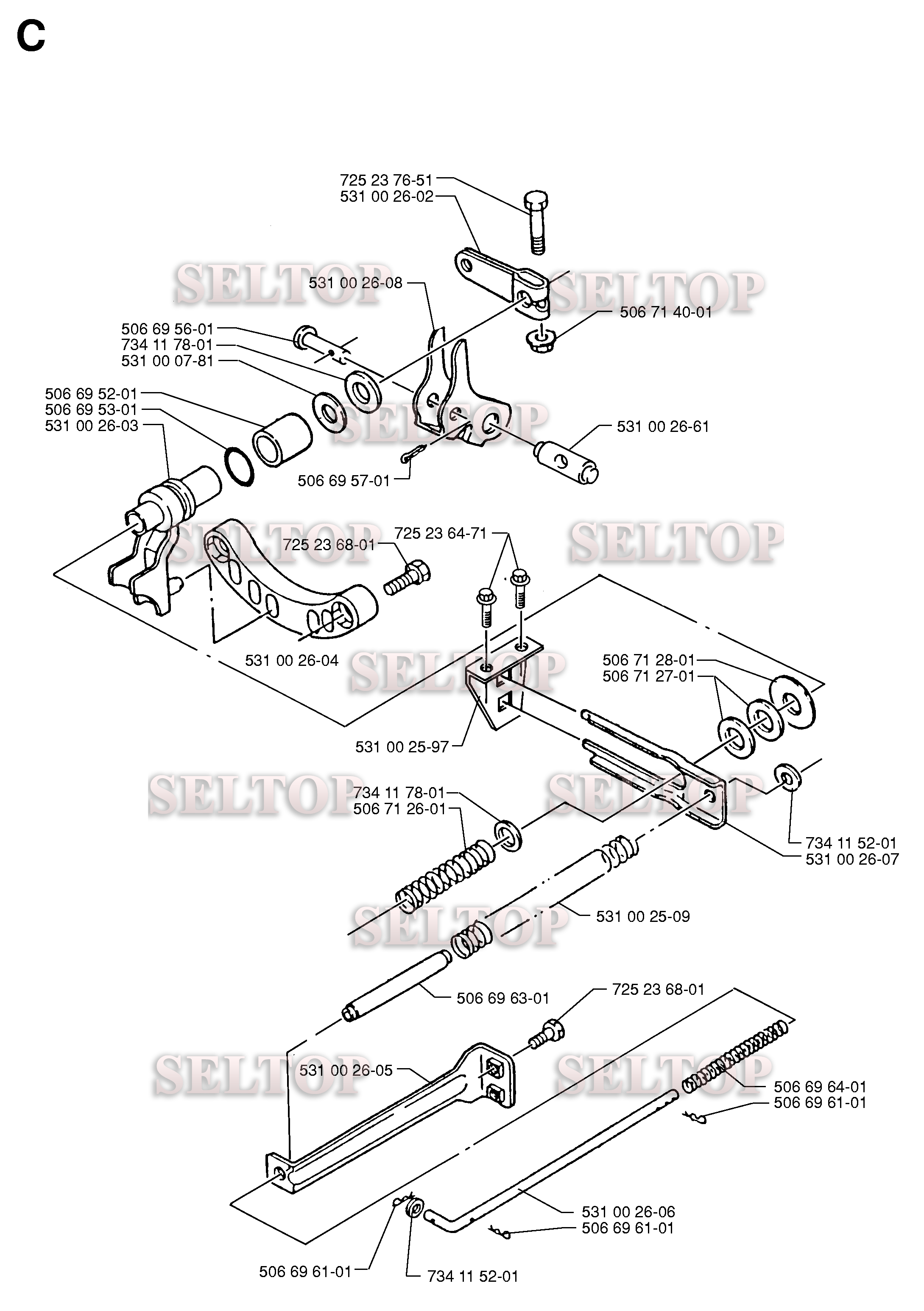 Управление для Хускварна 10-30 (с 1996-12)