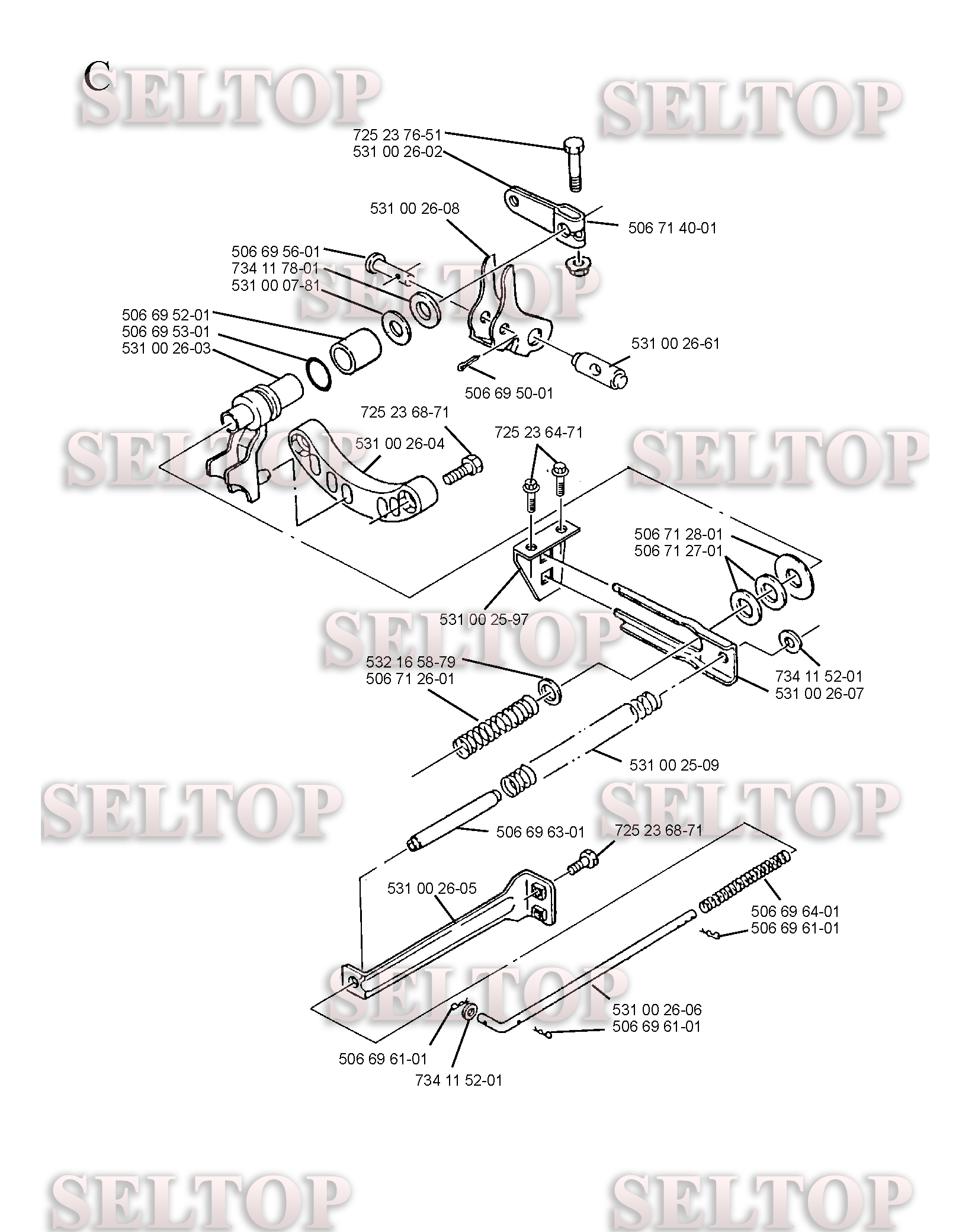 Управление для Хускварна 10-30 (с 1999-10)