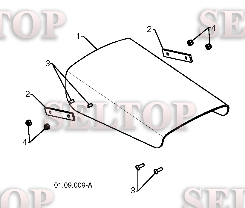 Панель управления, привод разгрузочного желоба для Хускварна 11524 E (артикул модели 96193006600) (с 2010-08) (схема 1)