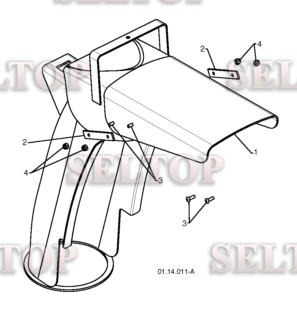 Панель управления, привод разгрузочного желоба для Хускварна 11524 E (артикул модели 96193006600) (с 2010-08) (схема 2)