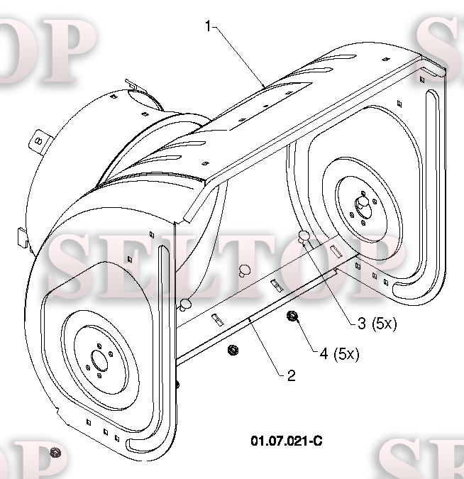 Крыльчатка, редуктор для Хускварна 11524 E (артикул модели 96193007403) (с 2012-06) (схема 1)