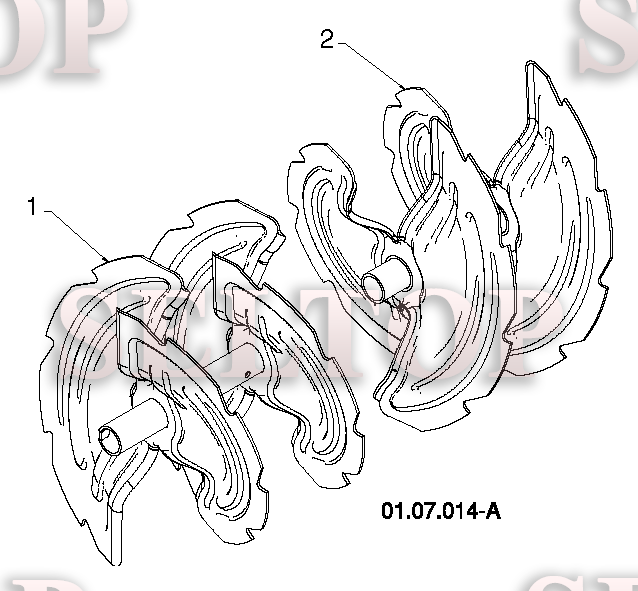 Крыльчатка, редуктор для Хускварна 11524 E (артикул модели 96193007403) (с 2012-06) (схема 2)