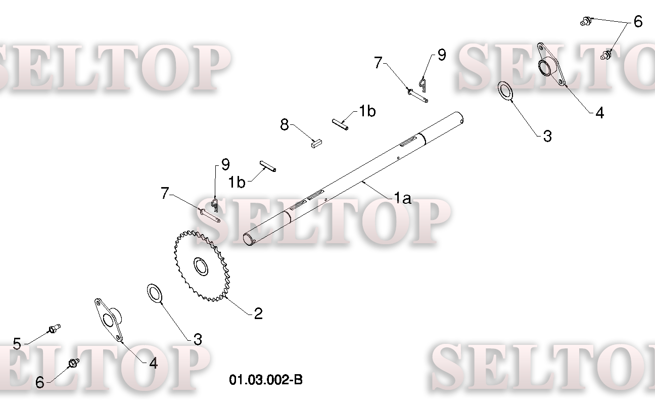 Привод для Хускварна 11524 E (артикул модели 96193007405) (с 2013-07) (схема 1)
