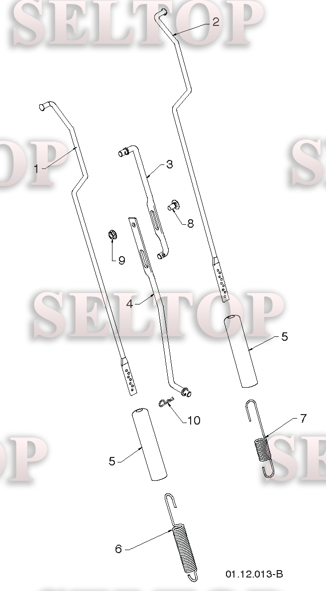 Ручка для Хускварна 11524 E (артикул модели 96193007405) (с 2013-07) (схема 3)