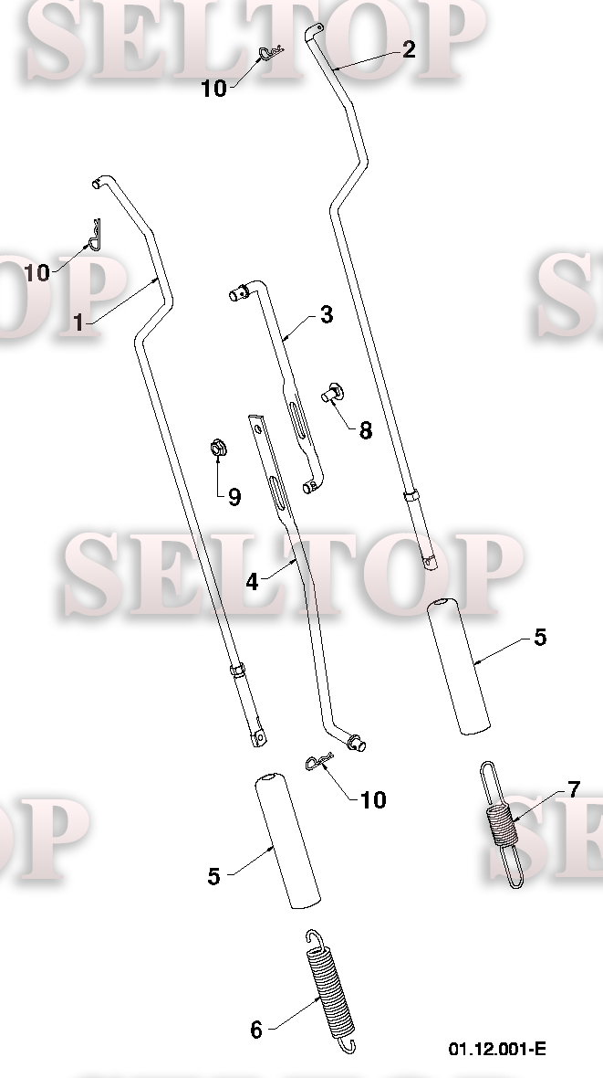 Ручка для Хускварна 11524 E (артикул модели 96193008200) (с 2011-08) (схема 3)