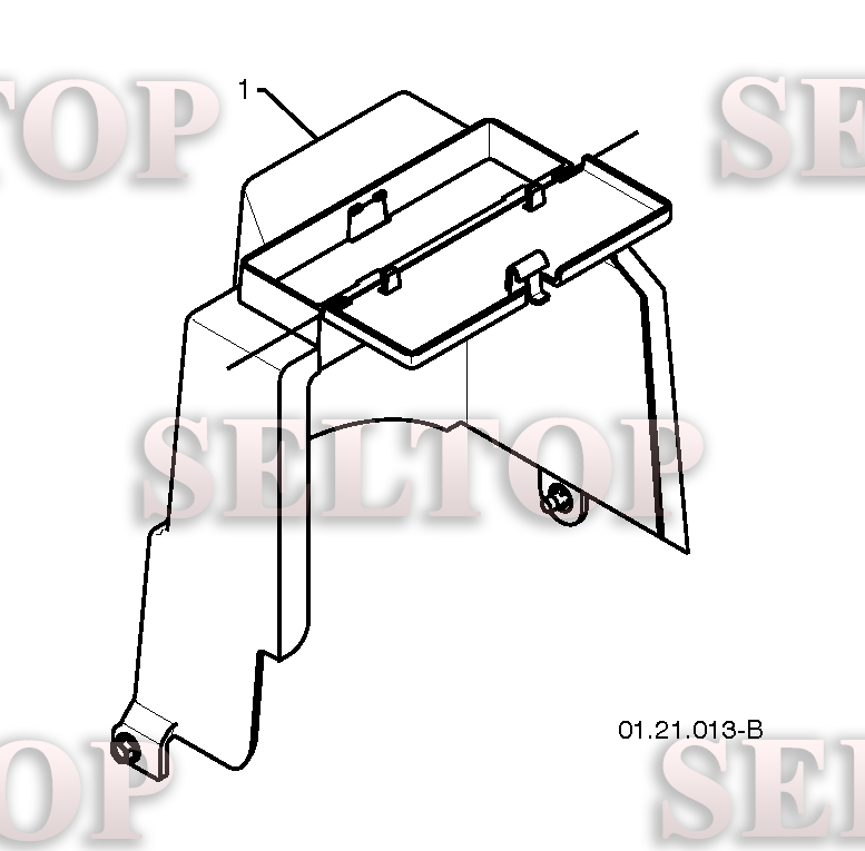 Шасси, двигатель, шкивы, ремни для Хускварна 12527 HV (артикул модели 96193005300) (с 2010-06) (схема 1)