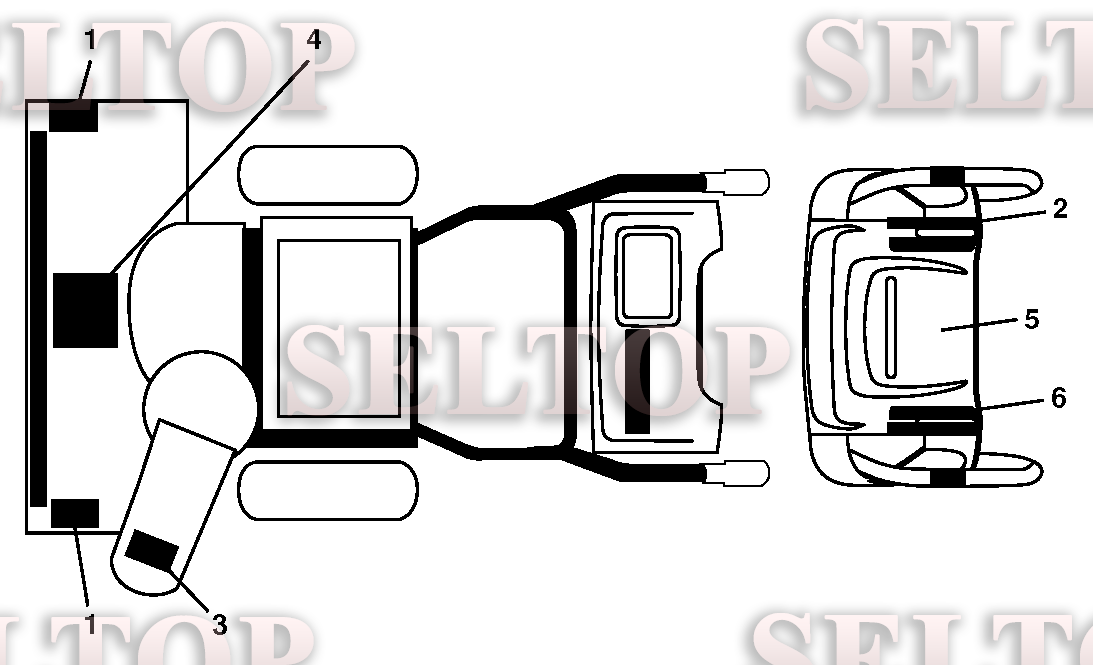Аксессуары для Хускварна 12527 HV (артикул модели 96193007105) (с 2012-08) (схема 3)