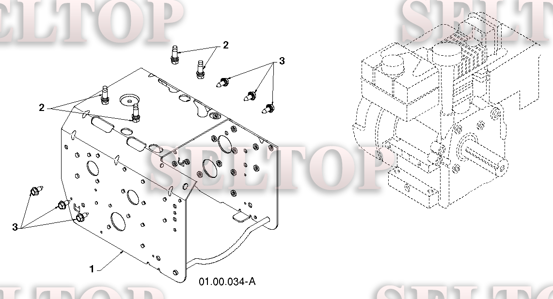 Шасси, двигатель, шкивы, ремни для Хускварна 12527 HV (артикул модели 96193007106) (с 2013-09)