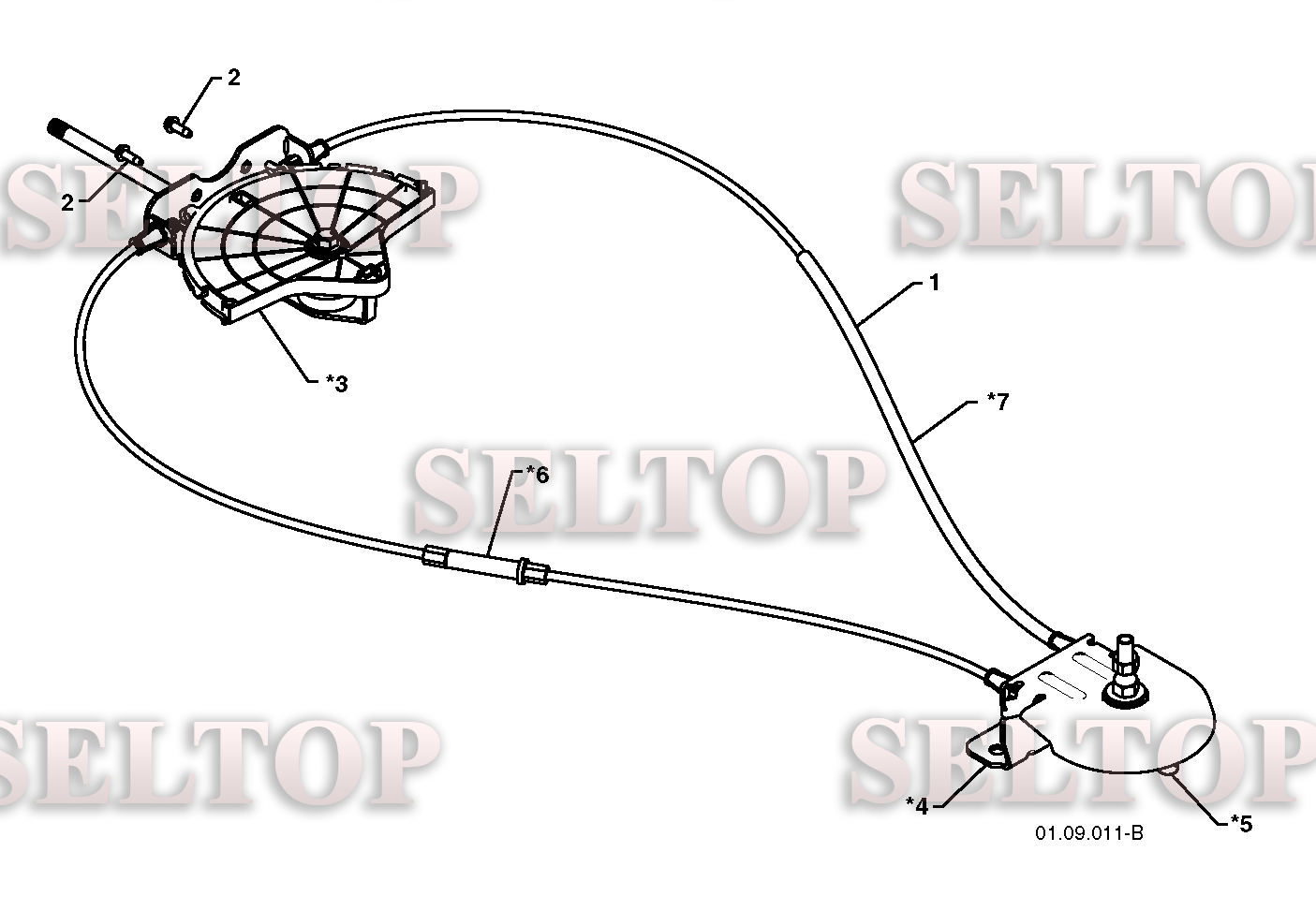 Панель управления, привод разгрузочного желоба для Хускварна 12527 SB (артикул модели 96193005600) (с 2010-07) (схема 1)