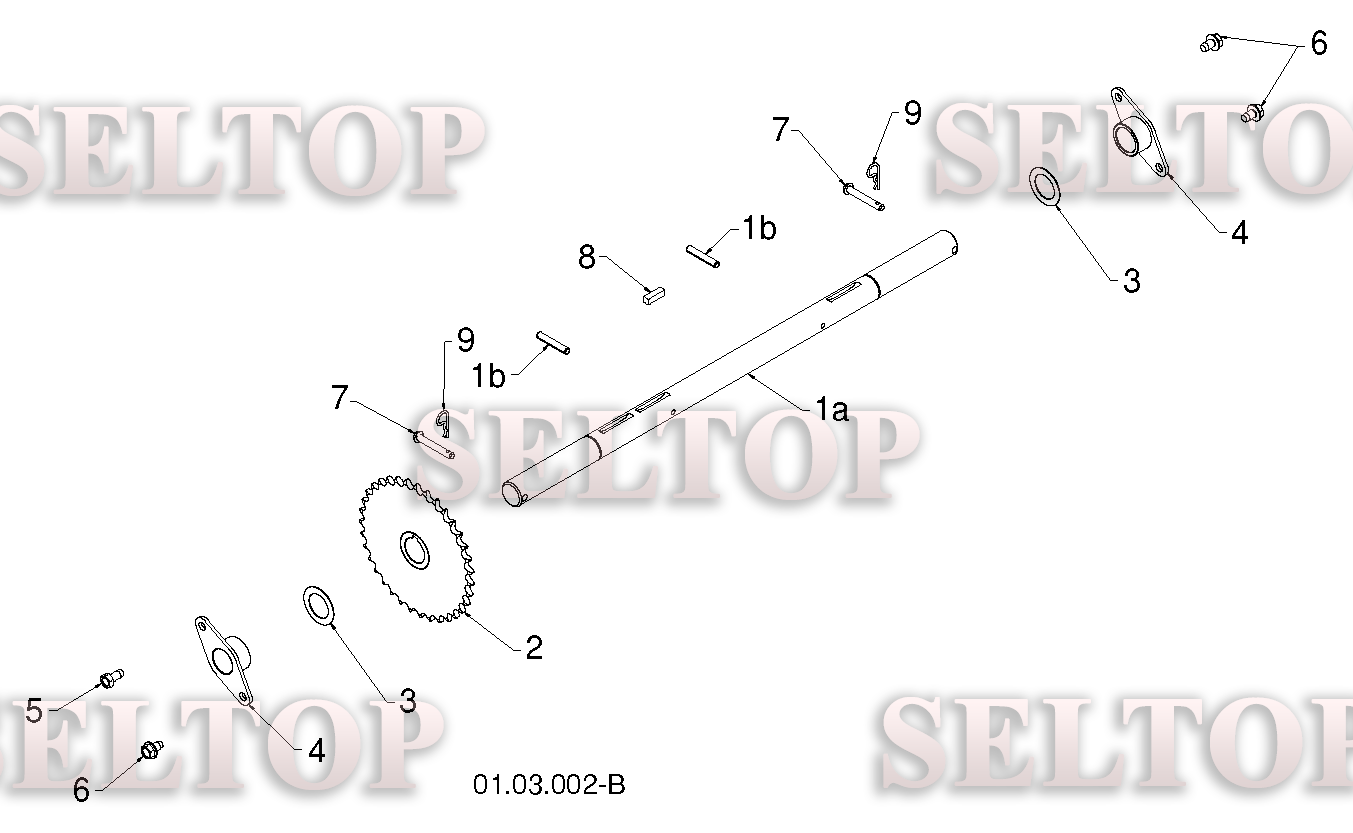 Привод для Хускварна 12530 HV (артикул модели 96193007201) (с 2012-06) (схема 1)